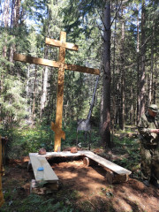 на территории муниципального образования Селезневское сельское поселение прошло знаменательное событие по установке памятного креста на месте бывшего воинского захоронения при госпитале в д.Рудня - фото - 13